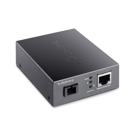 TP-Link 10/100/1000 Mbps RJ45 to 1000 Mbps Single-mode SC  WDM Bi-Directional Fiber Converter