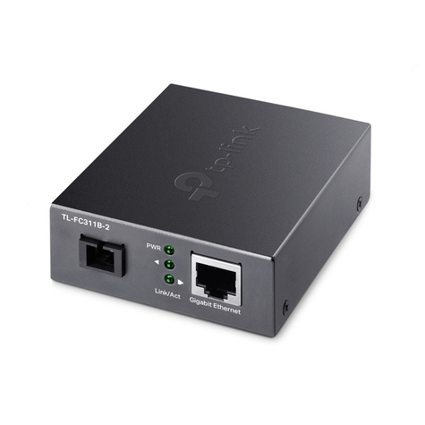TP-Link 10/100/1000 Mbps RJ45 to 1000 Mbps Single-mode SC  WDM Bi-Directional Fiber Converter