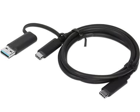Lenovo Hybrid USB-C auf USB-A Kabel