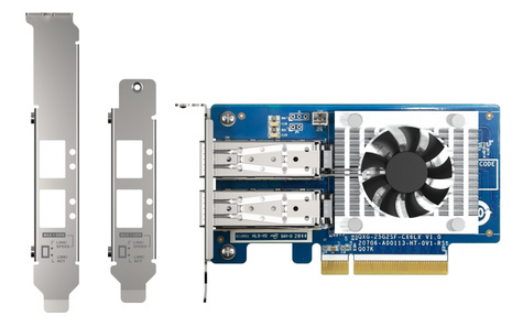 QNAP QXG-25G2SF-CX6 Netwerkadapter PCIe 25GBE SFP28