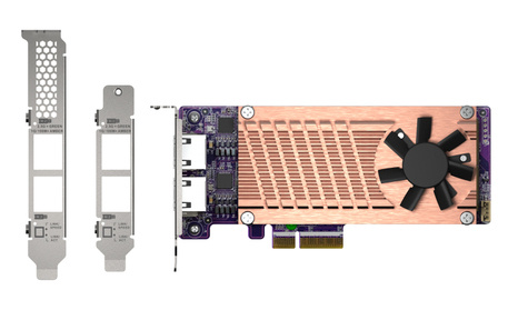 QNAP QM2-2P2G2T M.2 SSD x2  2.5GBE x2