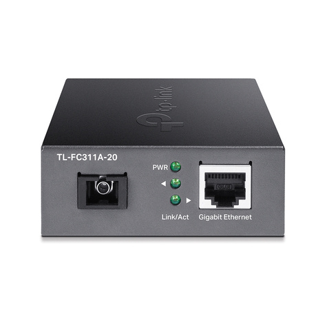 TP-Link 10/100/1000 Mbps RJ45 to 1000 Mbps Single-mode SC  WDM Bi-Directional Fiber Converter