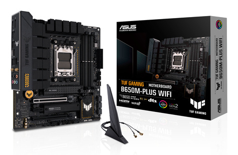 Asus TUF GAMING B650M-PLUS WIFI      (AMD,AM5,DDR5,ATX)