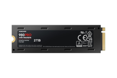 Samsung SSD    2TB Samsung  M.2  PCI-E   NVMe Gen4 980 PRO Heatsink retail