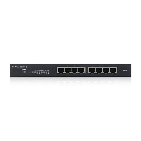 ZyXel GS1900-8 - switch - 8 poorten - intelligent
