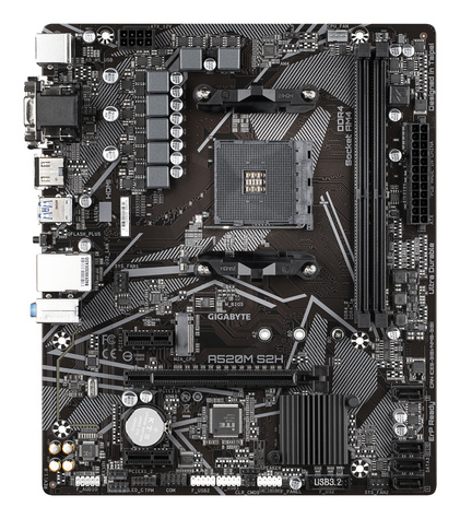 Gigabyte AM4 A520M S2H - M.2/DP/HDMI/DVI/VGA/ÂµATX