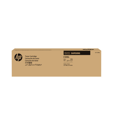 HP Vervangt CLT-C506L Cyaan tonercartridge