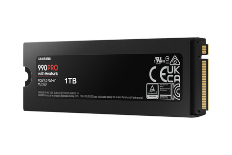 Samsung SSD    1TB Samsung  M.2  PCI-E   NVMe Gen4 990 PRO Heatsink retail
