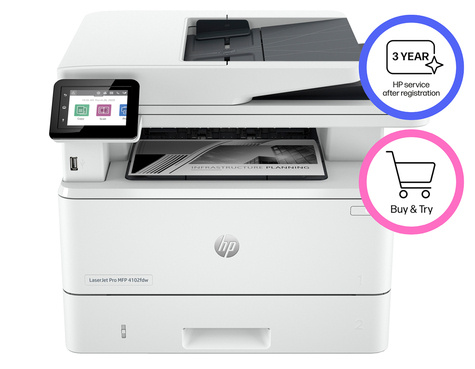 HP L HP LaserJet Pro MFP 4102FDW S/W-Laserprinter 4in1 40 ppm. A4 LAN WLAN ADF Duplex