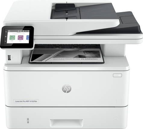 HP LaserJet Pro MFP 4102FDN S/W-Laserprinter 4in1