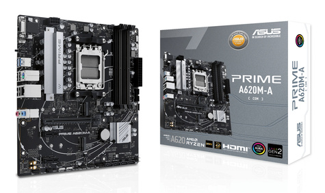 Asus AM5 PRIME A620M-A-CSM - DDR5/2xM.2/DP/HDMI/VGA