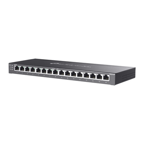 TP-Link JetStream™  16-Port Gigabit Smart Switch  with 8-Port PoE+