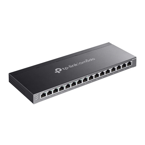 TP-Link JetStream™  16-Port Gigabit Smart Switch  with 8-Port PoE+