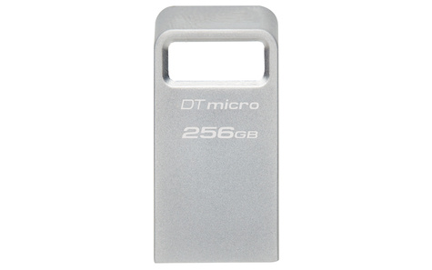 Kingston USB-Stick DataTraveler Micro - USB 3.2 Gen 1 (3.1 Gen 1) - 256 GB - silver