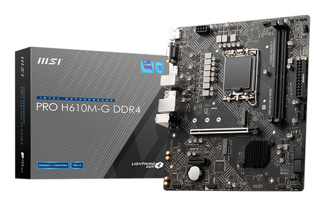 MSI 1700 PRO H610M-G DDR4 - DDR4/M.2/DP/HDMI/VGA/ÂµATX