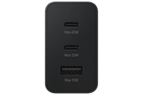 Samsung Galaxy Fast Charger 3 x USB Type C 65W Black