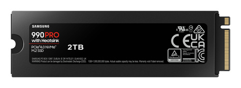 Samsung SSD    2TB Samsung  M.2  PCI-E   NVMe Gen4 990 PRO Heatsink retail