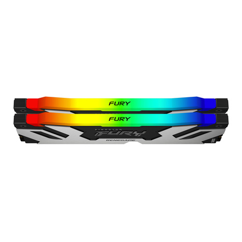 Kingston FURY Renegade RGB - DDR5 - kit - 32 GB: 2 x 16 GB - DIMM 288-pin - 7200 MHz / PC5-57600