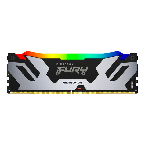Kingston FURY Renegade RGB - DDR5 - kit - 32 GB: 2 x 16 GB - DIMM 288-pin - 7200 MHz / PC5-57600
