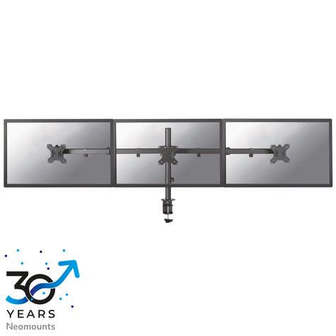 Neomounts Flat screen desk mount for 3 screens ( Clamp ) 27" (69 cm)