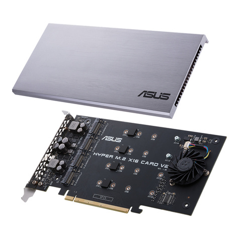 Asus Extension card Hyper M.2 X16 - PCIe 3.0 x16