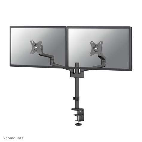 Neomounts Tafelhouder voor 2 monitoren (17"-27") max. 16 kg - volledig verstelbaar - Neomounts zwart