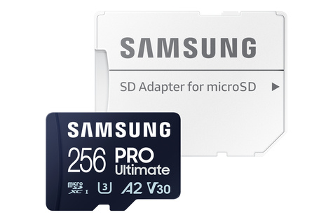 Samsung SD MicroSD Card 256GB Samsung SDXC PRO Ulti.(Class10) Adap retail