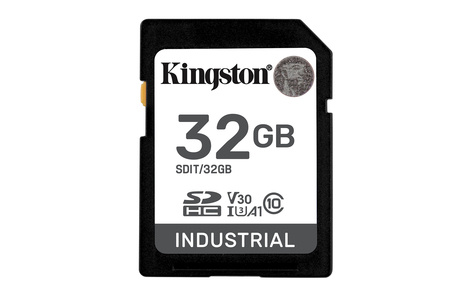 Kingston SD Card  32GB Kingston SDHC Industrial -40C to 85C retail