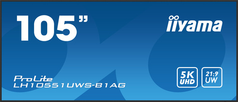 Iiyama ProLite LH10551UWS-B1AG 105" lcd-scherm - 5K - voor digital signage-technologie