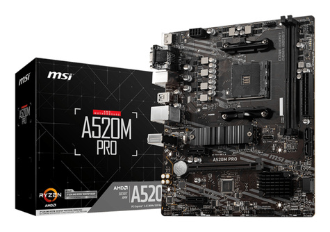 MSI A520M PRO - motherboard - micro ATX - Socket AM4 - AMD A520