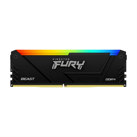 Kingston 32GB 3200MT/s DDR4 CL16 DIMM (Kit of 2)1Gx8 FURY Beast RGB