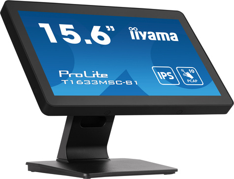 Iiyama ProLite T1633MSC-B1 - LED-monitor - Full HD (1080p) - 15.6" touchscreen