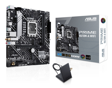 Asus PRIME H610M-A WIFI            (Intel,1700,DDR5,mATX)