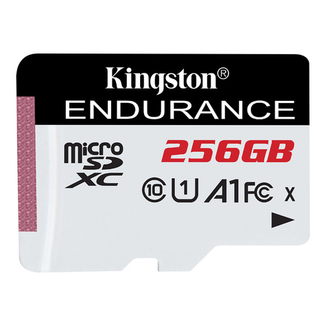 Kingston High Endurance - flash memory card - 256 GB - microSDXC UHS-I U1
