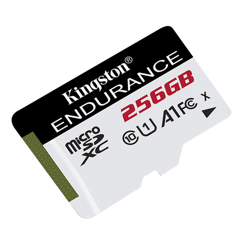 Kingston High Endurance - flash memory card - 256 GB - microSDXC UHS-I U1