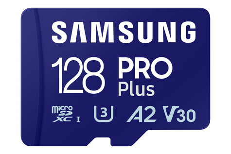 Samsung SD MicroSD Card 128GB Samsung SDXC PRO Plus (2023) Reader retail