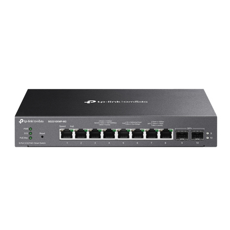 TP-Link Omada SG2210XMP-M2 V1.6 - switch - 8 poorten - smart