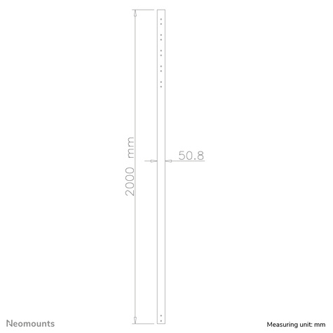 Neomounts FPMA-CP200 bevestigingscomponent - voor LCD-scherm - zwart