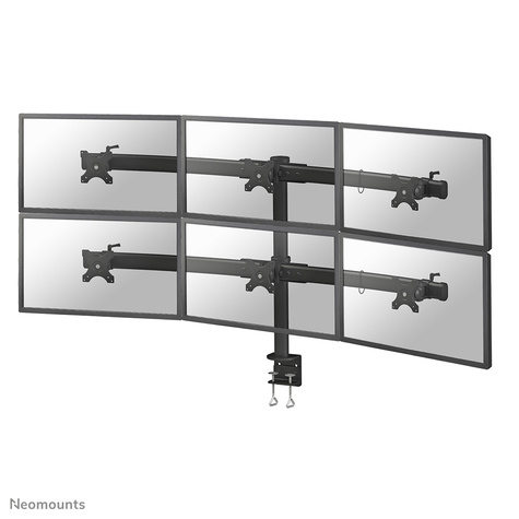 Neomounts FPMA-D700D6 - voor 6 LCD-displays - zwart