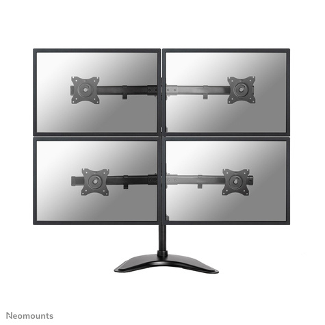Neomounts NM-D335D4- voor 4 LCD-displays - zwart