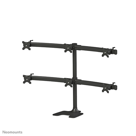 Neomounts FPMA-D700DD6 stand - voor 6 LCD-displays - zwart