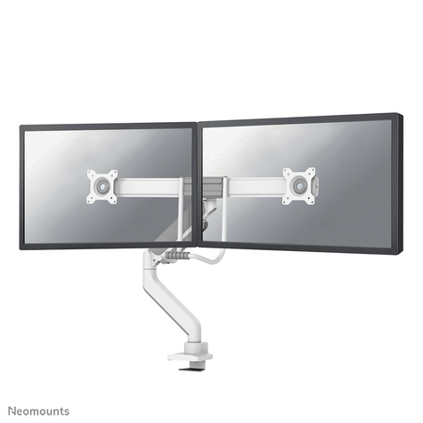 Neomounts DS75-450WH2 - voor 2 LCD-schermen - wit