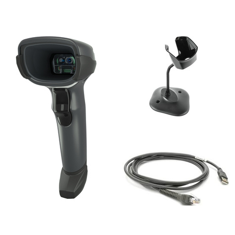 Zebra DS4608-SR Handheld Scanner - USB - Stand