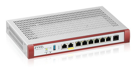 ZyXel USG FLEX100 H Series 7 Gigabit user-definable ports 1*1G PoE+ 1*USB with 1 YR Security bundle