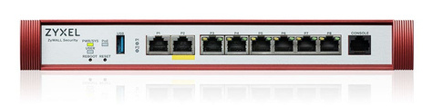 ZyXel USG FLEX100 H Series 7 Gigabit user-definable ports 1*1G PoE+ 1*USB with 1 YR Security bundle