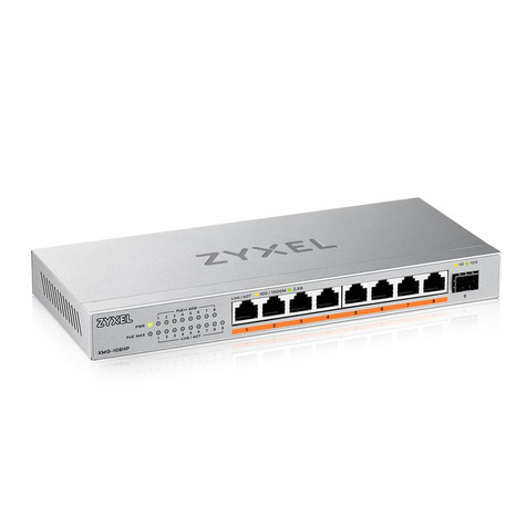 ZyXel XMG-100 Series XMG-108HP - switch - onbeheerd - 8 poorten