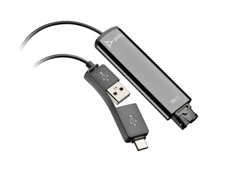 Poly HP POLY DA75 Wideband-Adapter QD auf USB-A und USB-C