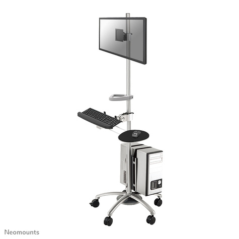 Neomounts BOS 10"-27" Mobiel PC/TFT Zilveren
