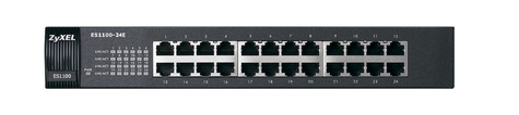 ZyXel Unmanaged 24-ports switch - zwart