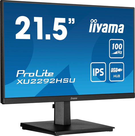 Iiyama ProLite XU2292HSU-B6 computer monitor 54,6 cm (21.5") 1920 x 1080 Pixels Full HD LED Zwart